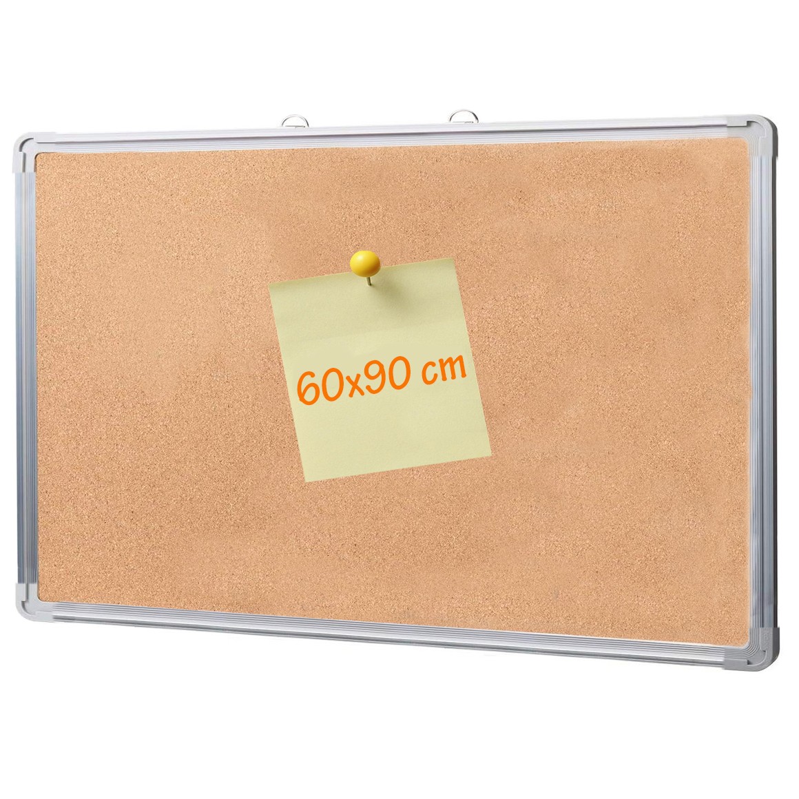 Panou tabla pluta, rama din aluminiu, 60x90 cm, fixare perete, RESIGILAT - imagine 13